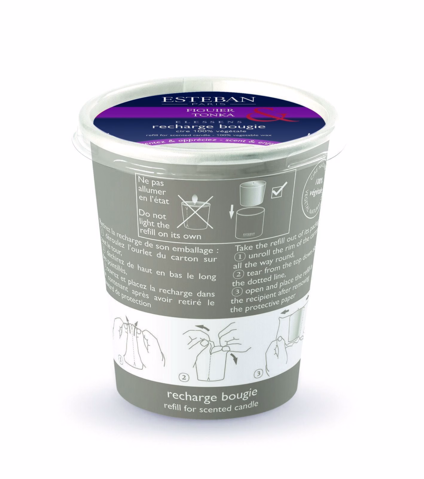 EFT-014 Feigenholz & Tonka Nachfüller für Duftkerze 170g