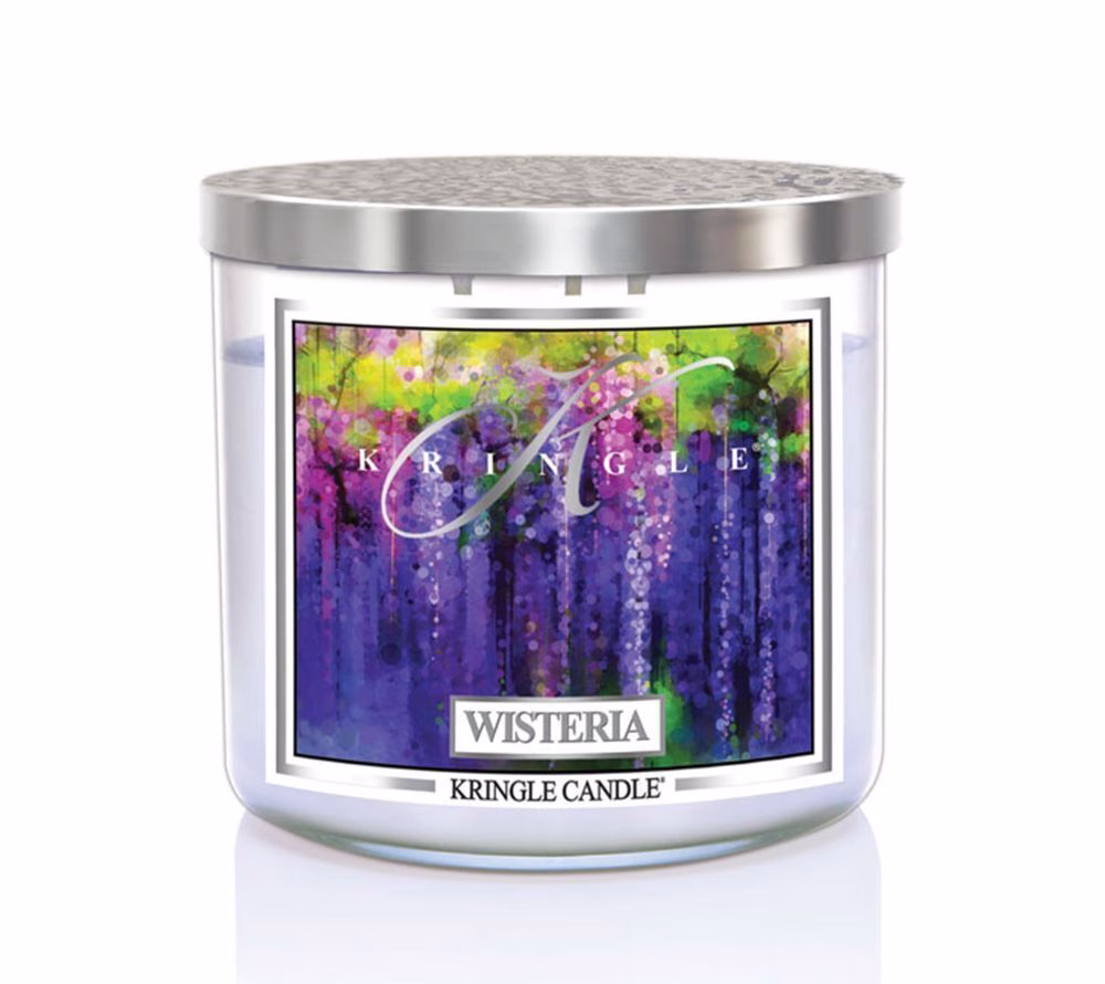 kringle_candle_wisteria_silver_lid_american_heritage_13432_1 Wisteria 396g Tumbler 3-Docht
