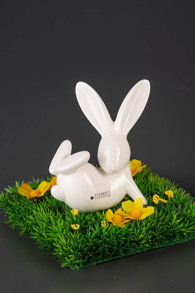Deko Hase Fabrio XL liegend 30cm Deko Hase Fabrio XL liegend 30cm