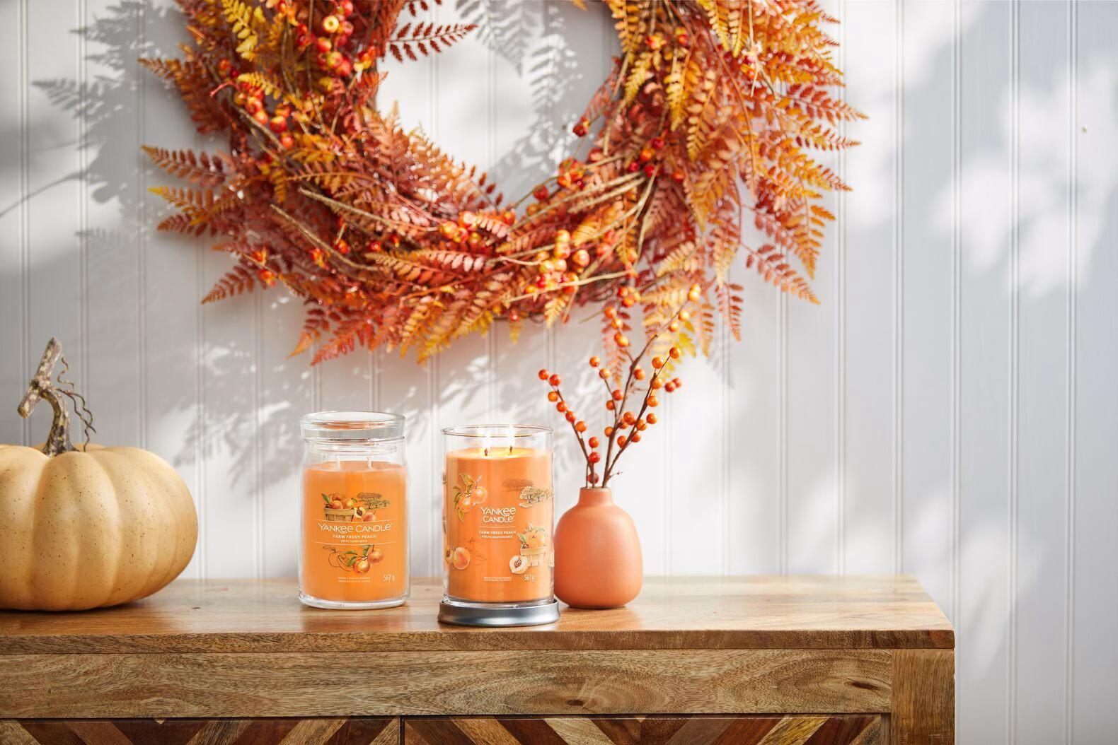 Farm Fresh Peach Signature Large Tumbler 567g 2-Docht