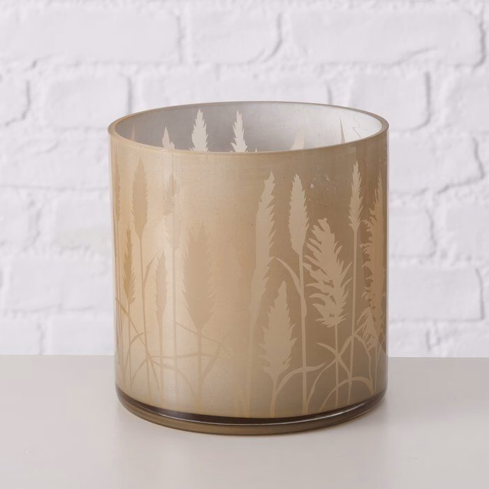 Windlicht Pampas gold15cm