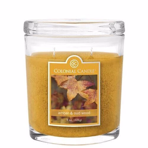 CC008-5048 Colonial Candle Amber & Oud Wood 226g