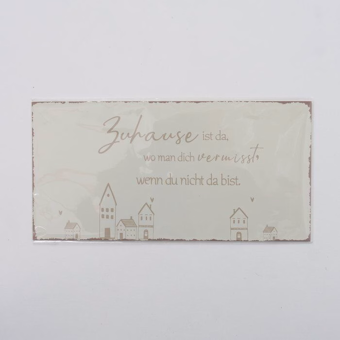 Deko Schild Nordy offwhite