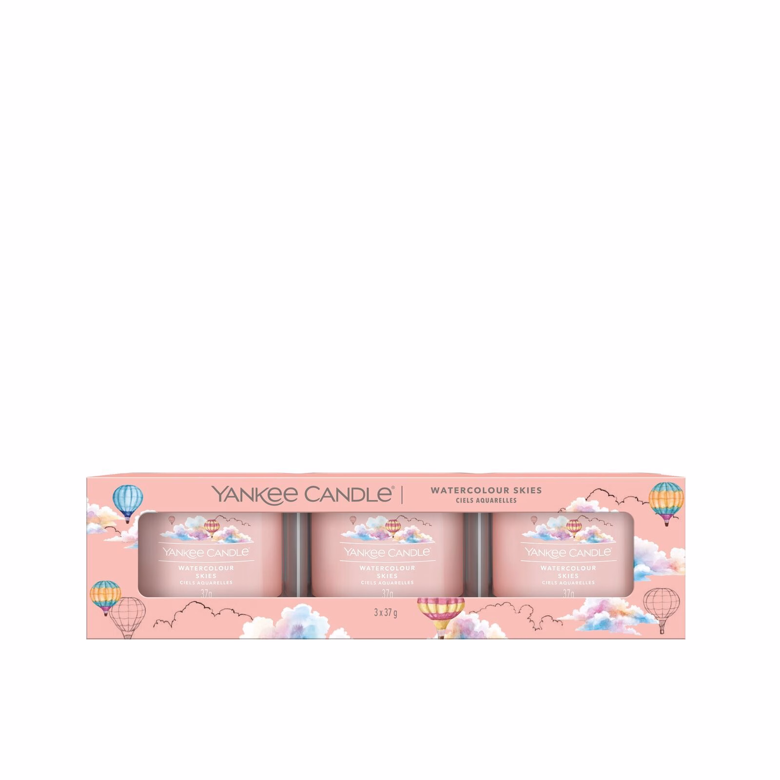 Signature-Filled-Votive_3-Pack_Watercolour-Skies1 Watercolour Skies 37g Glasvotivkerze 3er Pack