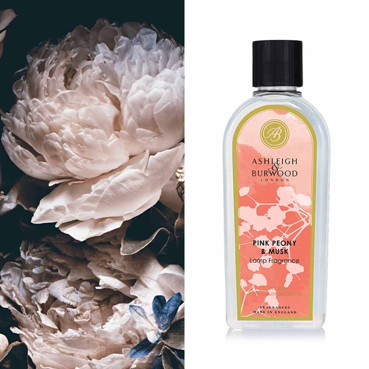 Pink Peony & Musk 500ml Duftlampenöl Nachfüller Flasche, Lotion, Kosmetik, Parfüm, Blume