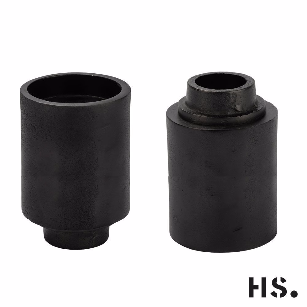 weZf9Xl8 Candle Holder Julia schwarz L
