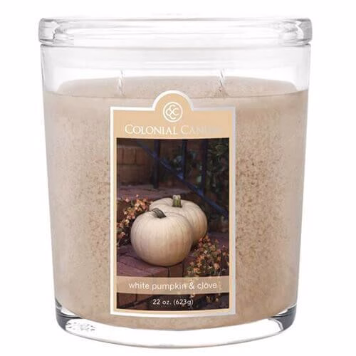 CC022-5049 Colonial Candle - White Pumpkin & Clove 623g