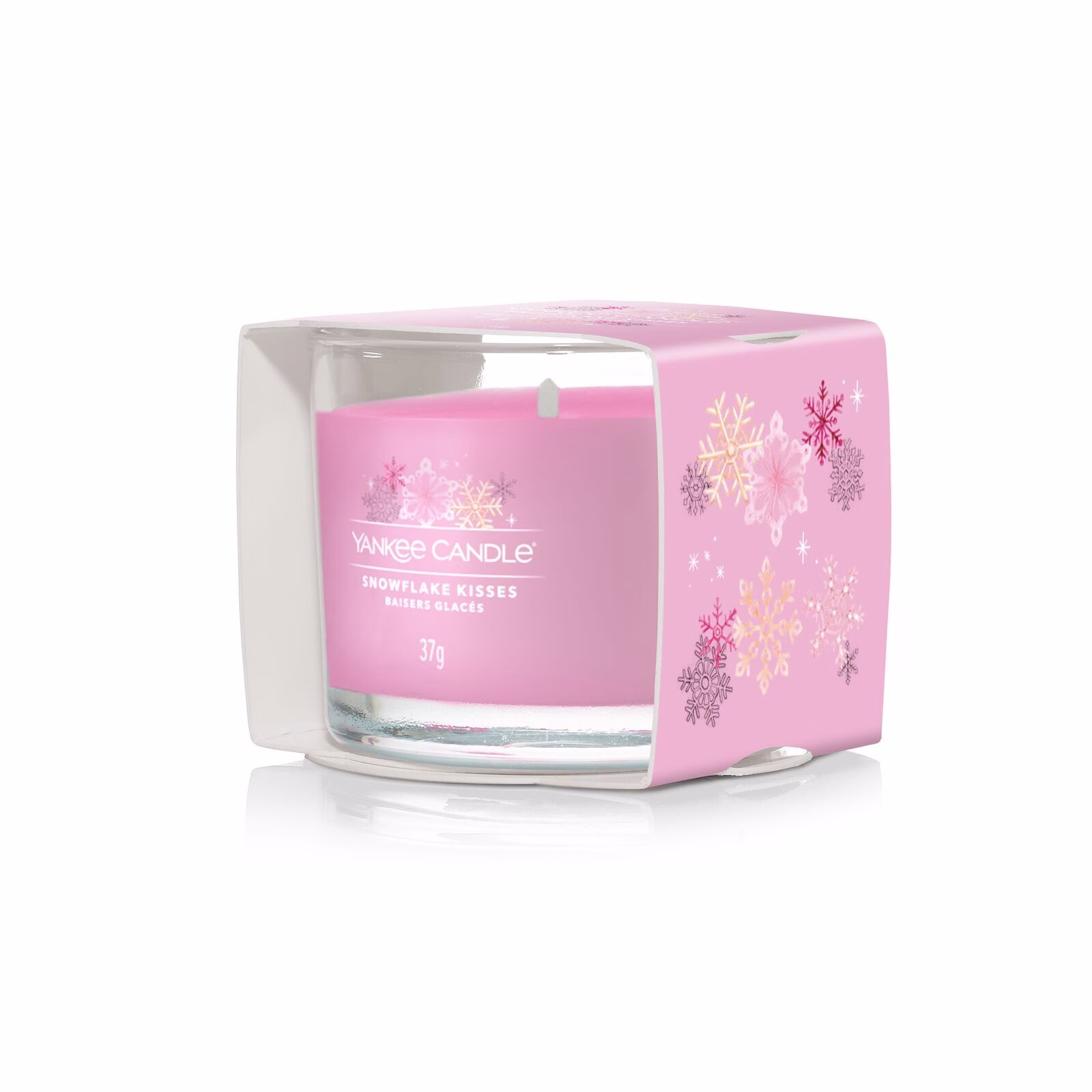 Single-Filled-Votive_Angled_Snowflake-Kisses_1 Snowflake Kisses 37g