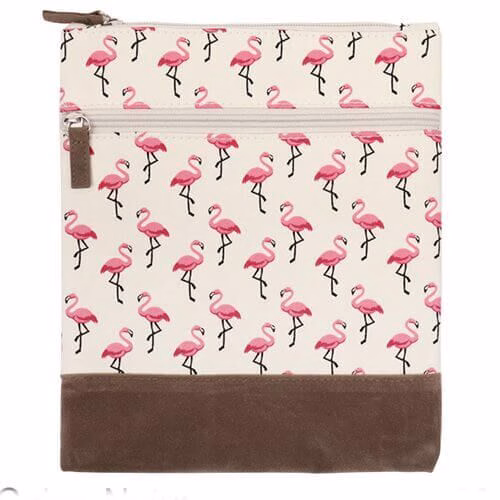 Canvas-Crossbag-191-023-2019 Canvas Crossbag 023 (Nature Flamingos)