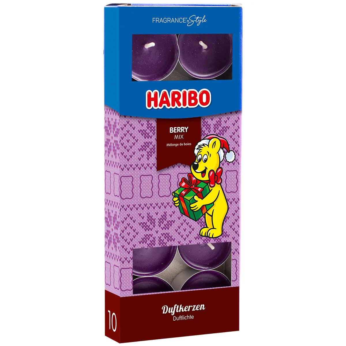 Berry Mix Haribo™ Teelichter 10 Stück Winterdesign Berry Mix Haribo™ Teelichter 10 Stück Winterdesign
