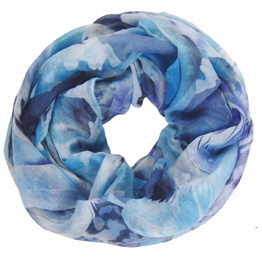 Print-Loopschal-08 Print-Loop Multi Blue 008