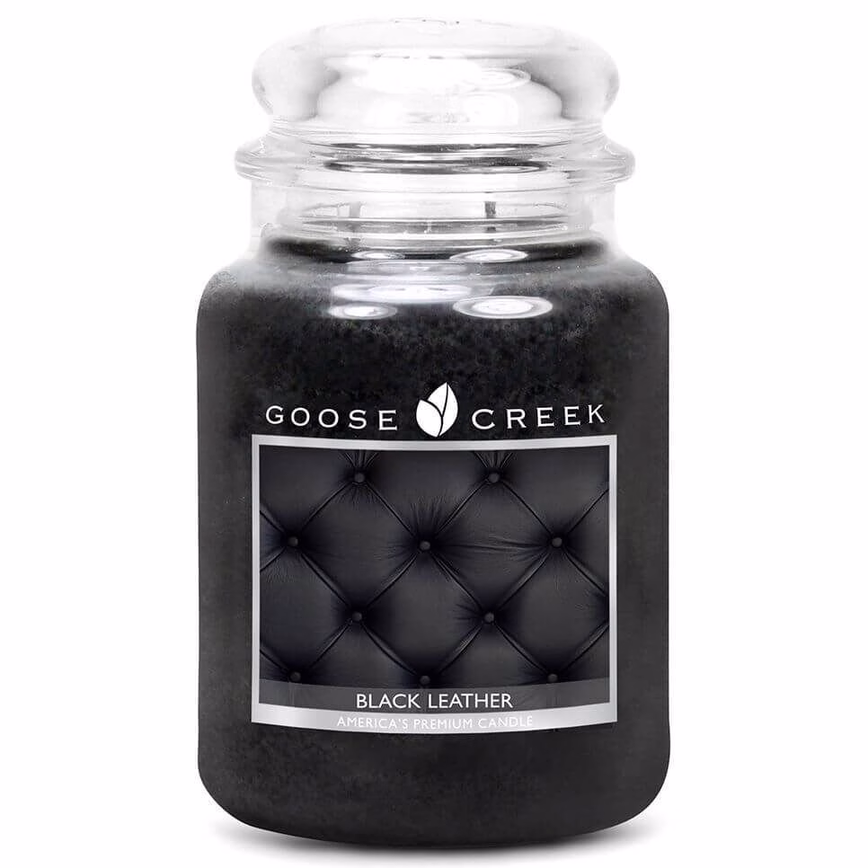 ES26357 Goose Creek Candle - Black Leather 680g