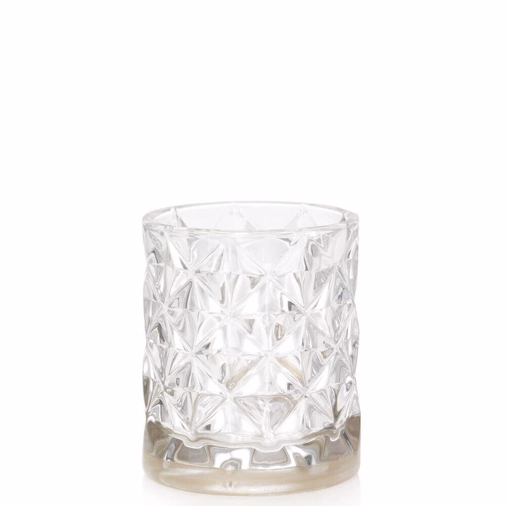 277325_681GDpT2BpaJp2fK Langham - Votivkerzenhalter Strukturiertes Glas mit Metallband - von Yankee Candle