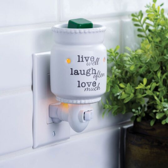 livelaughlovesteck2 Live Laugh Love Duftlampe für die Steckdose