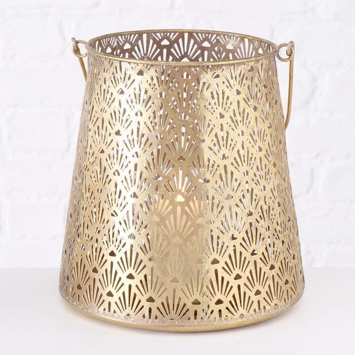 Windlicht Set Ember 2tlg. gold