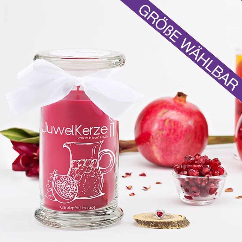 Granatapfel-Limonade-Classic-Edition-Ring-DE-Ba1nner JuwelKerze Granatapfel Limonade (Ring) 380g