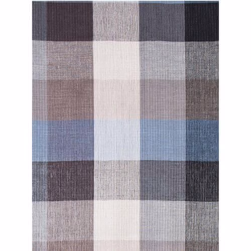 59 Jaquard-Schal Mocca Blue 059