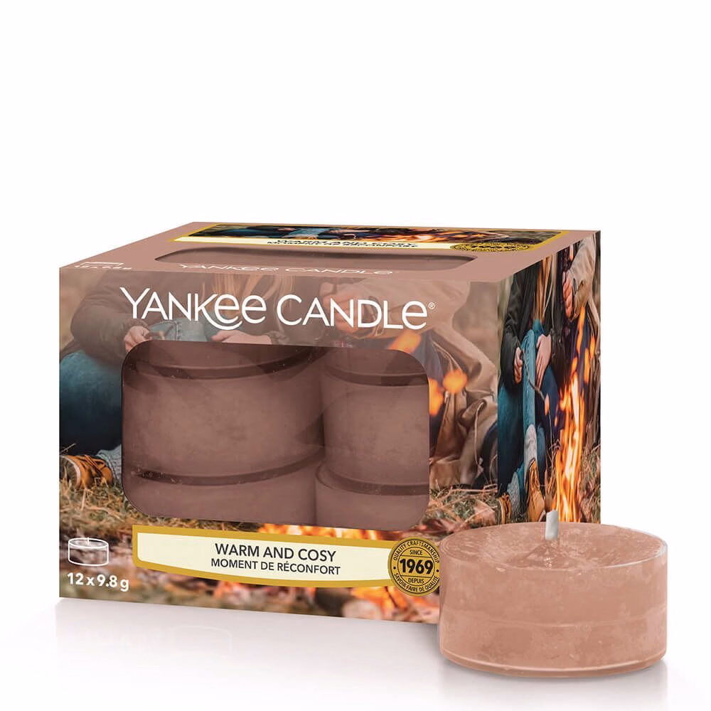 1629355E-Warm-Cosy_TealightEpVNcXScqagmr Warm and Cozy 118g-12 Teelichte von Yankee Candle