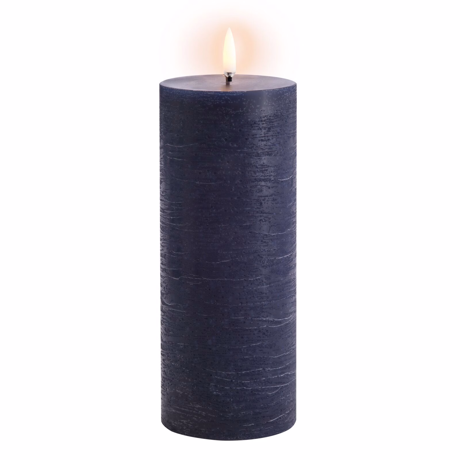 Uyuni-UL-PI-DB-C78020-Coloured-Pillar-Candles-large Uyuni LED Stumpenkerze 7,8x20cm rustic dark blue