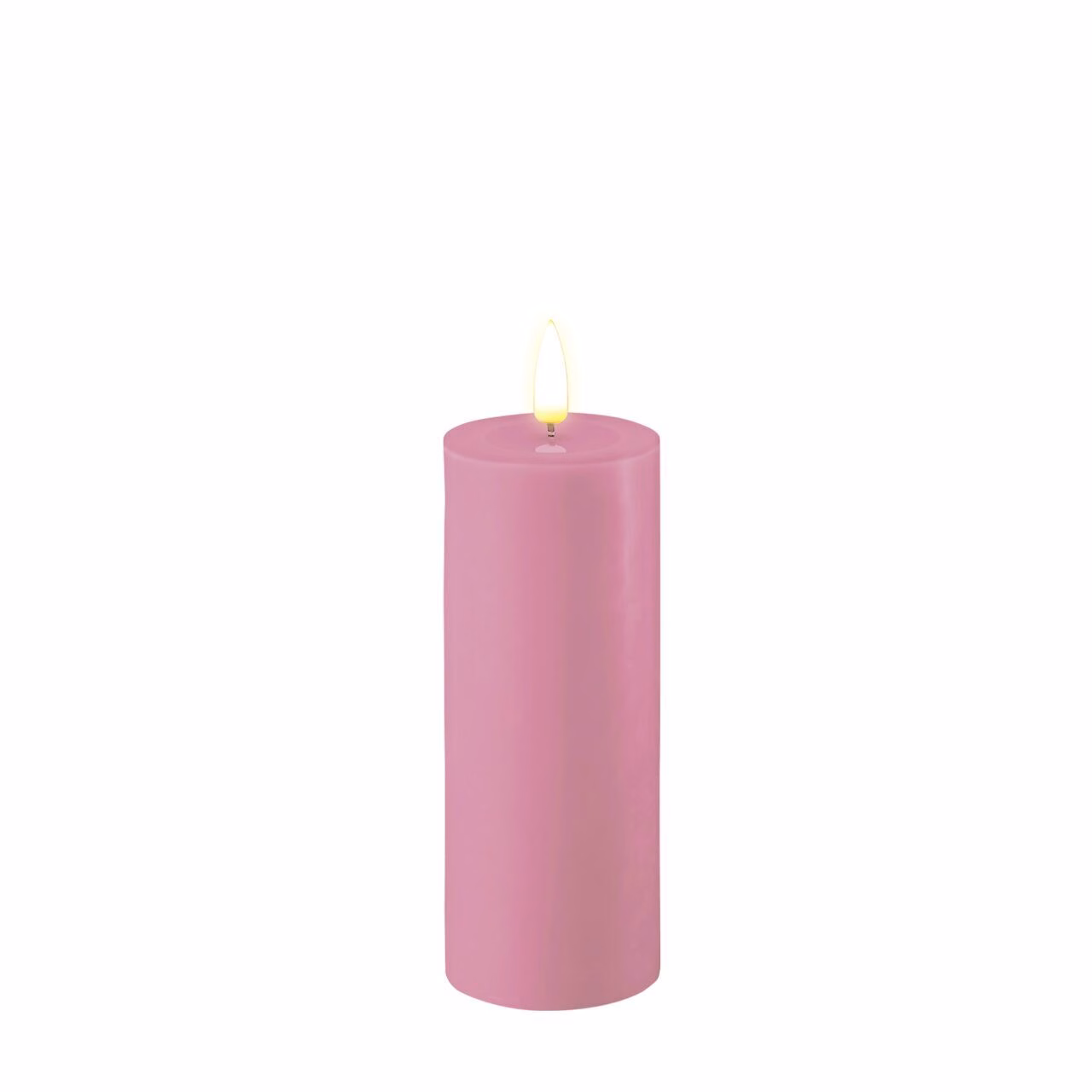 RF-0418 Stumpenkerze LED Lavendel 5 x 12,5cm