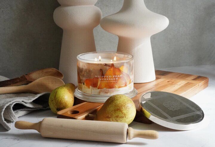 Whipped Pear Meringue 510g (4-Docht)