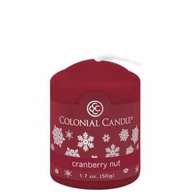 CC015-5053 Colonial Candle Cranberry Nut Votivkerze 50g
