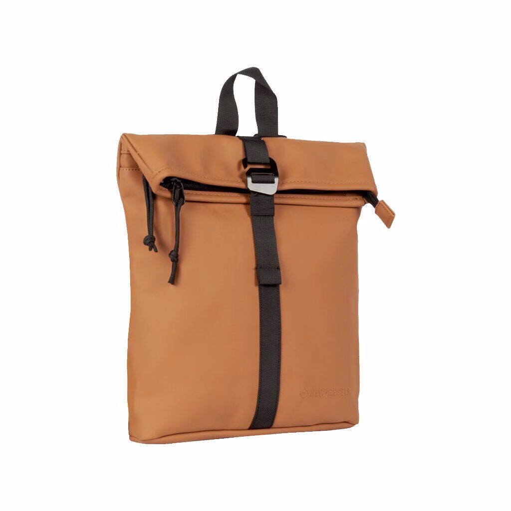 new-rebels-new-rebels-mart-los-angeles-rolltop-bac Mart - Los Angeles Rolltop Mini Rucksack cognac