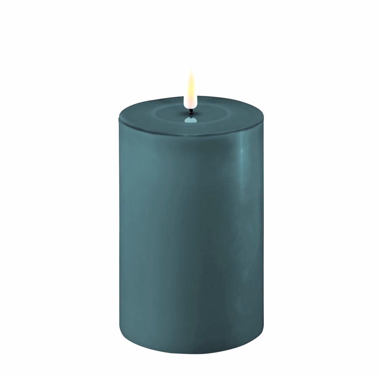2021-RF-0342 Stumpenkerze LED jade 10 x 15cm
