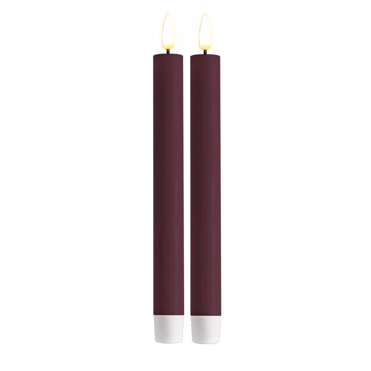 RF-0401FTbmYgz6jSQ61 Stabkerze LED 24 cm Violett 2 Stück