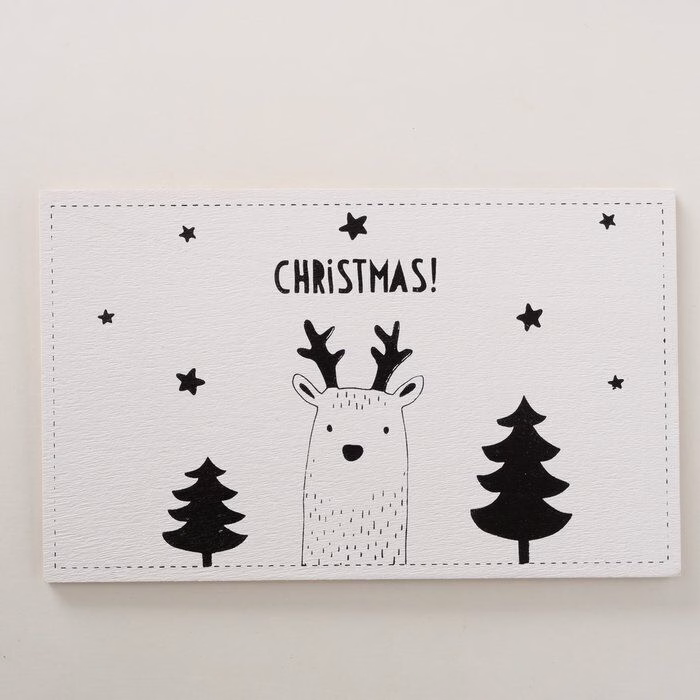 Holz-Postkarte Oh Dear Variante 3