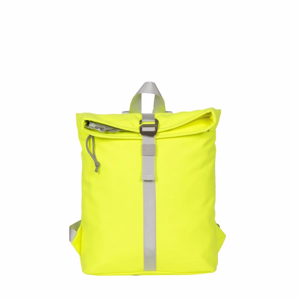 new-rebels-mart-rolltop-rucksack-gelb-neon-small-1 Mart - Los Angeles Rolltop Mini Rucksack neon gelb