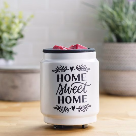 hshflip2 Home Sweet Home Duftlampe elektrisch mit Silikon Schale Flip Dish
