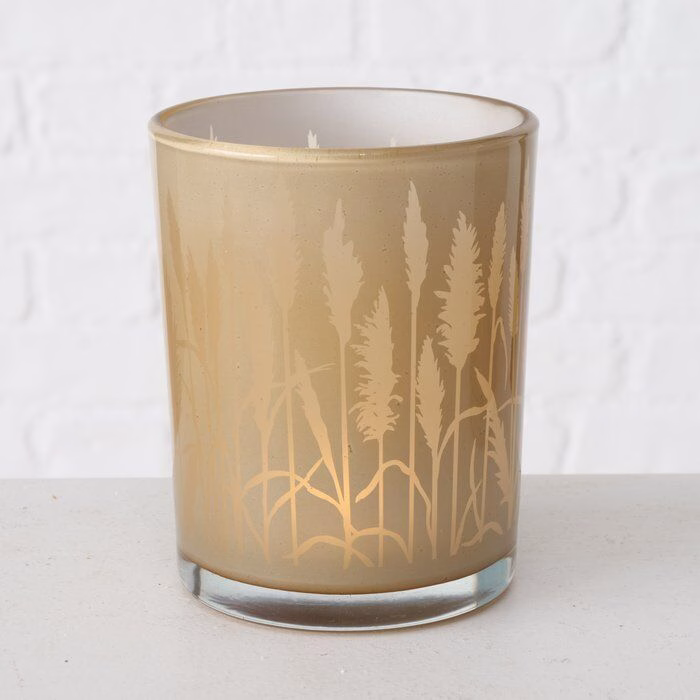 Windlicht Pampas gold 12cm