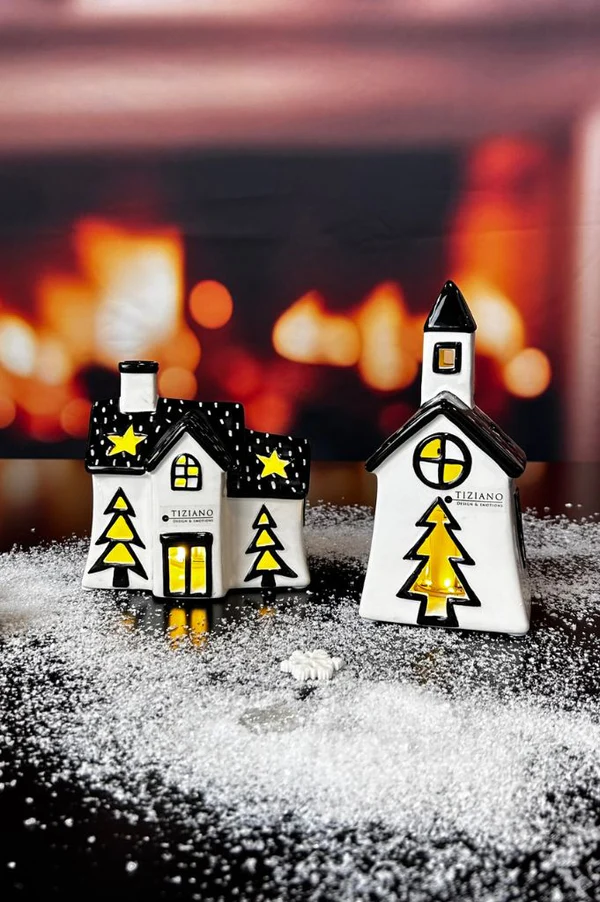 Lichthaus Pedaso 12,5cm LED cremeweiß/schwarz Lichthaus Pedaso 12,5cm LED cremeweiß/schwarz
