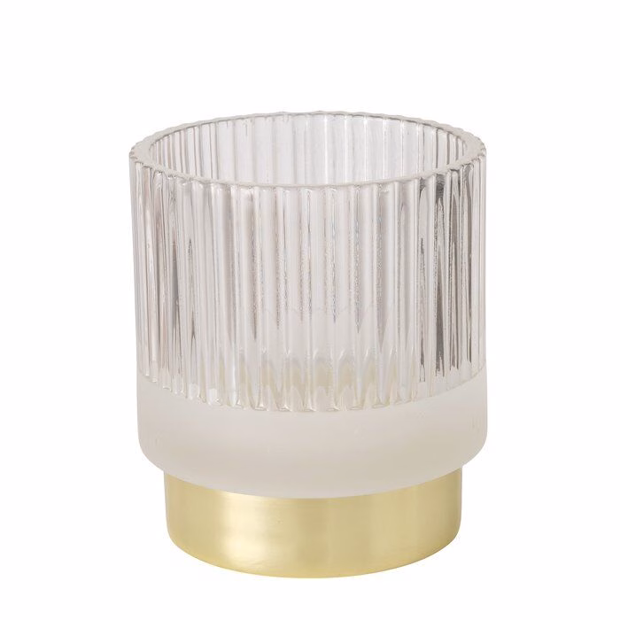 Windlicht Gloria 9cm weiß