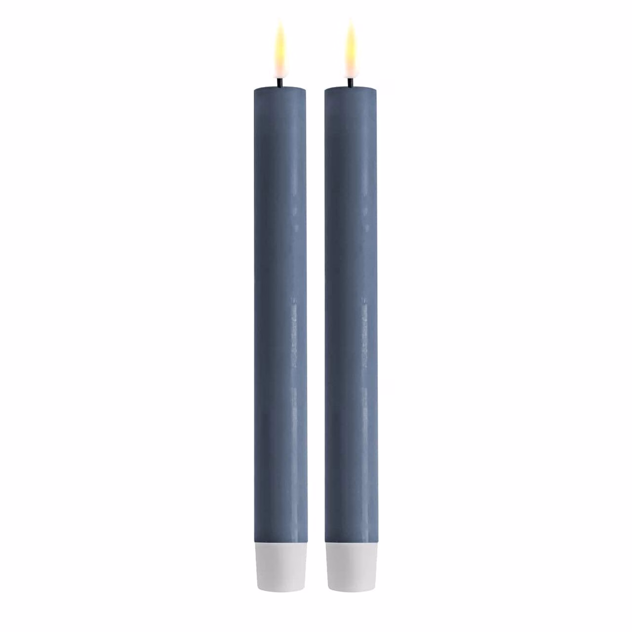 2021-RF-0331 Stabkerze LED 24 cm eisblau 2 Stück