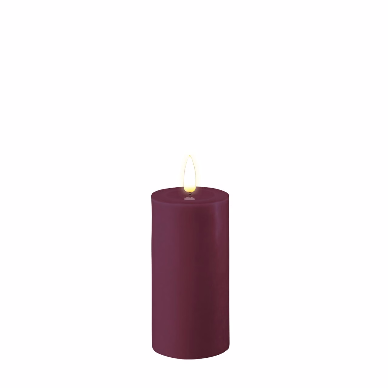 RF-0389 Stumpenkerze LED Violett 5 x 10cm