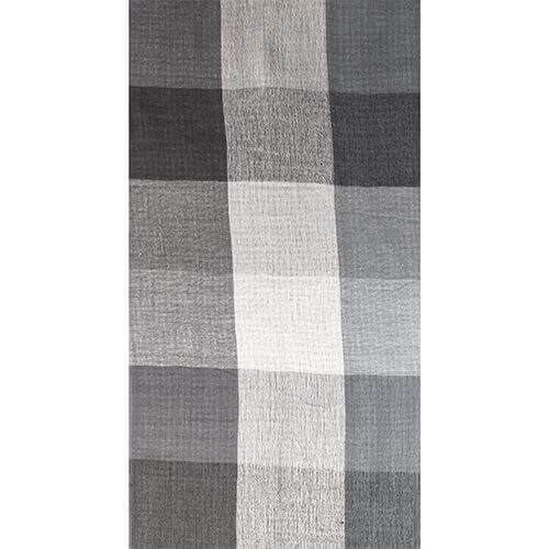 Jaquard-Schal Black Grey 057