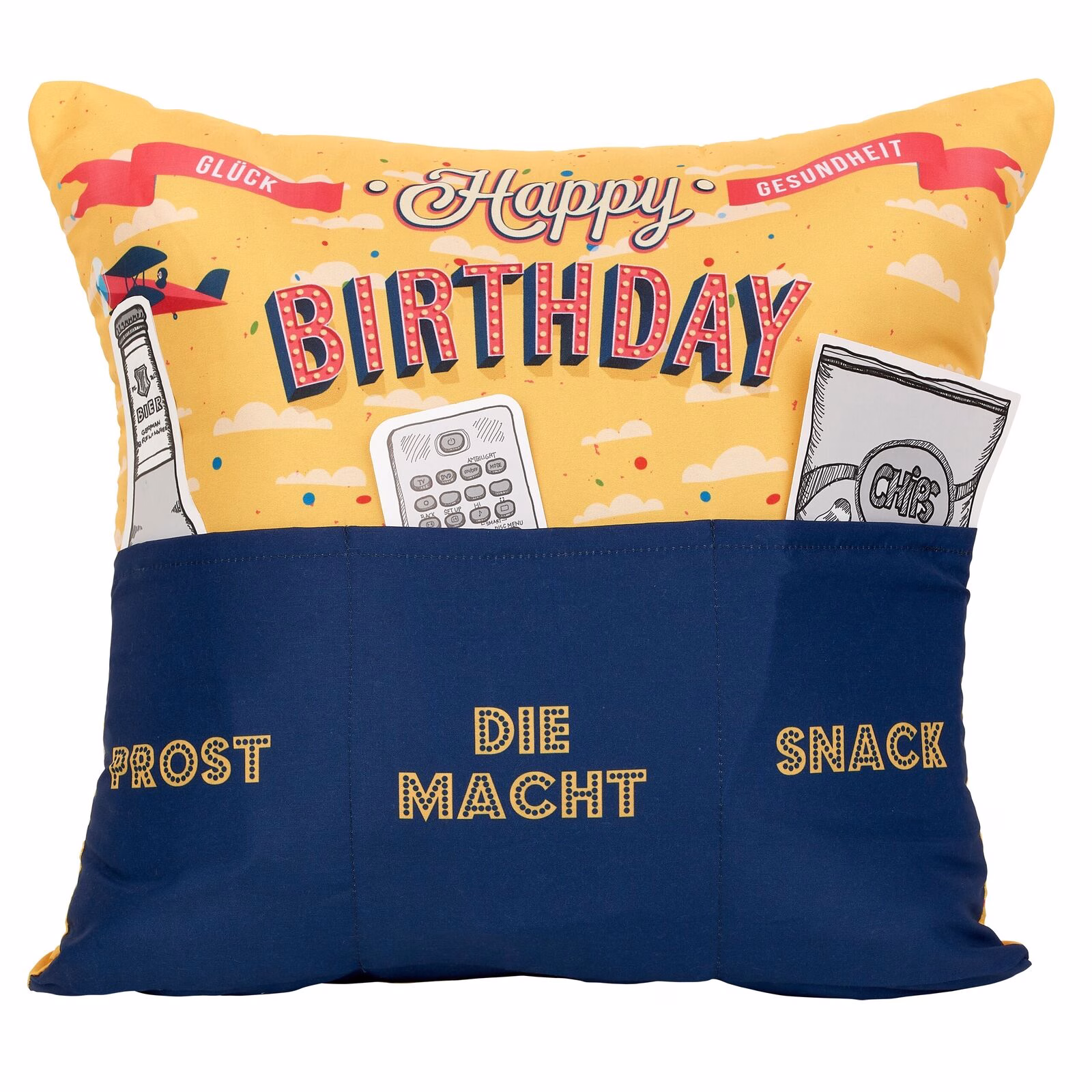 Sofahelden Kissen Happy Birthday RETRO