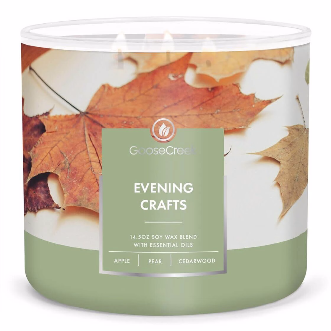 evening-crafts-3-docht-kerze-411g Evening Crafts 411g (3-Docht)