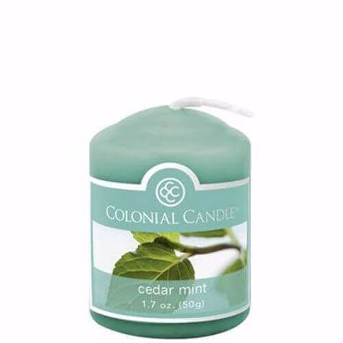 CC015 Colonial Candle Cedar Mint Votivkerze 50g
