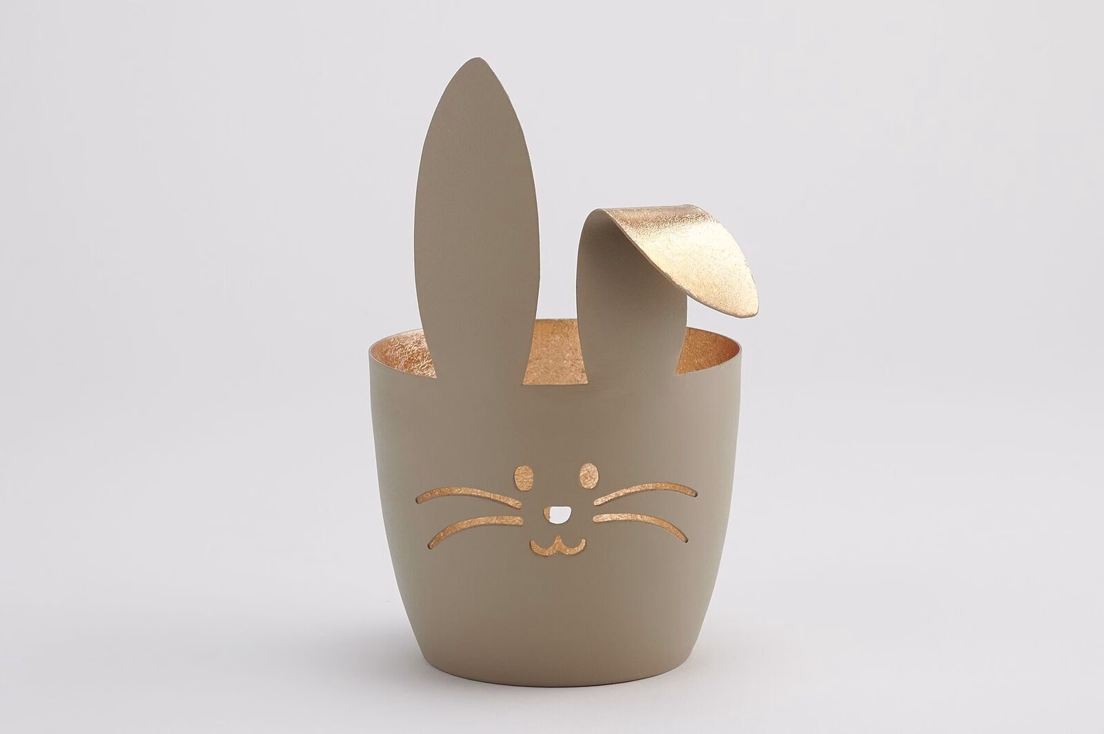 1090701029 Madras Windlicht M Hase sandstone