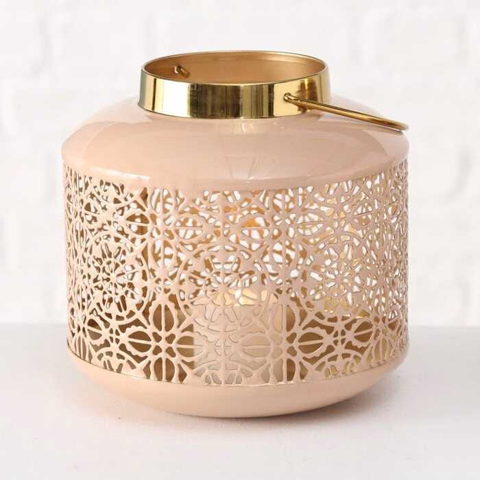 Windlicht Vilana creme 17cm