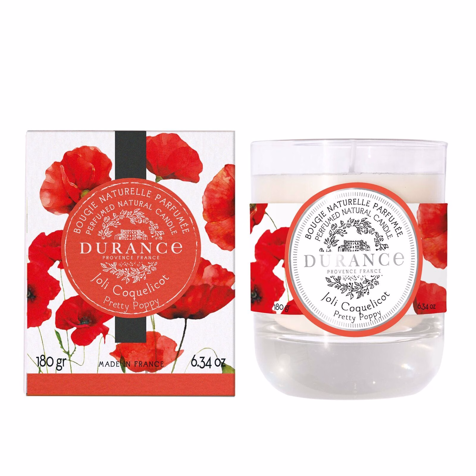 Pretty-Poppy5nW2LSiVaezrl Schöne Mohnblume Duftkerze 180g