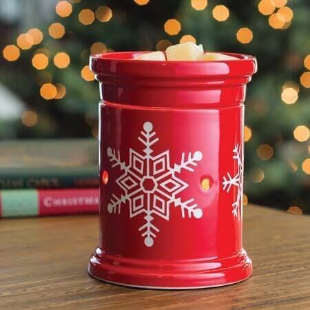 Red Snowflake Duftlampe elektrisch