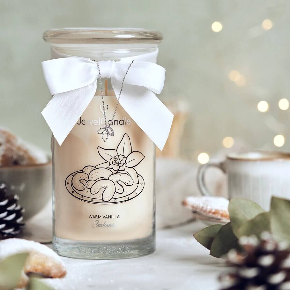 Warm Vanilla Cookies (Armband) 400g Einmachglas, Band