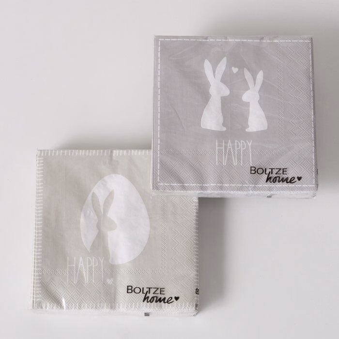 Hauptbild-Riga9OSn-large Serviette Jody 20 Stück weiß/grau Variante 2