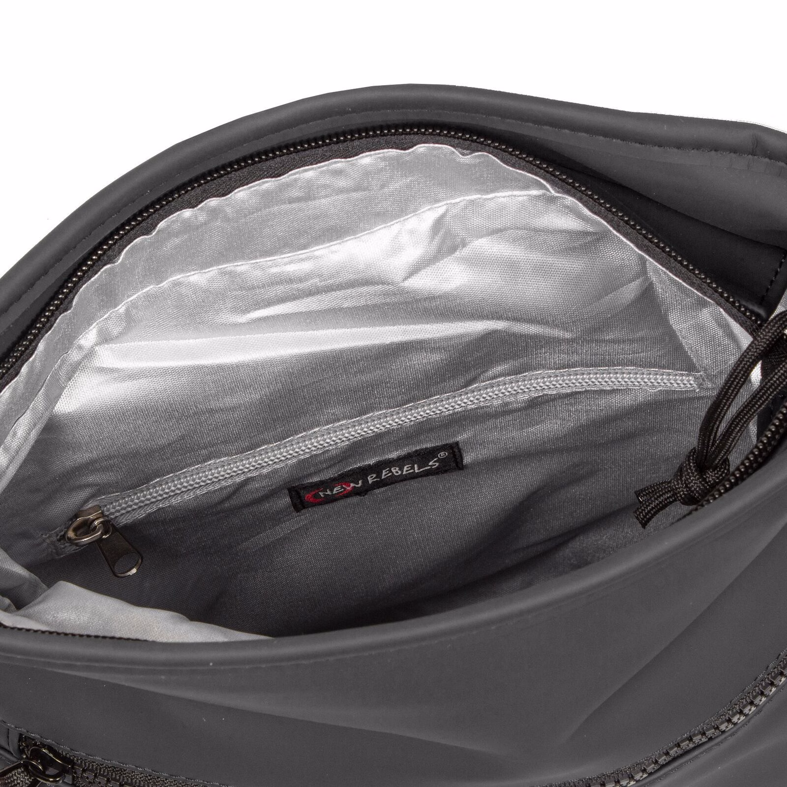 Mart - Los Angeles Rolltop Mini Rucksack schwarz
