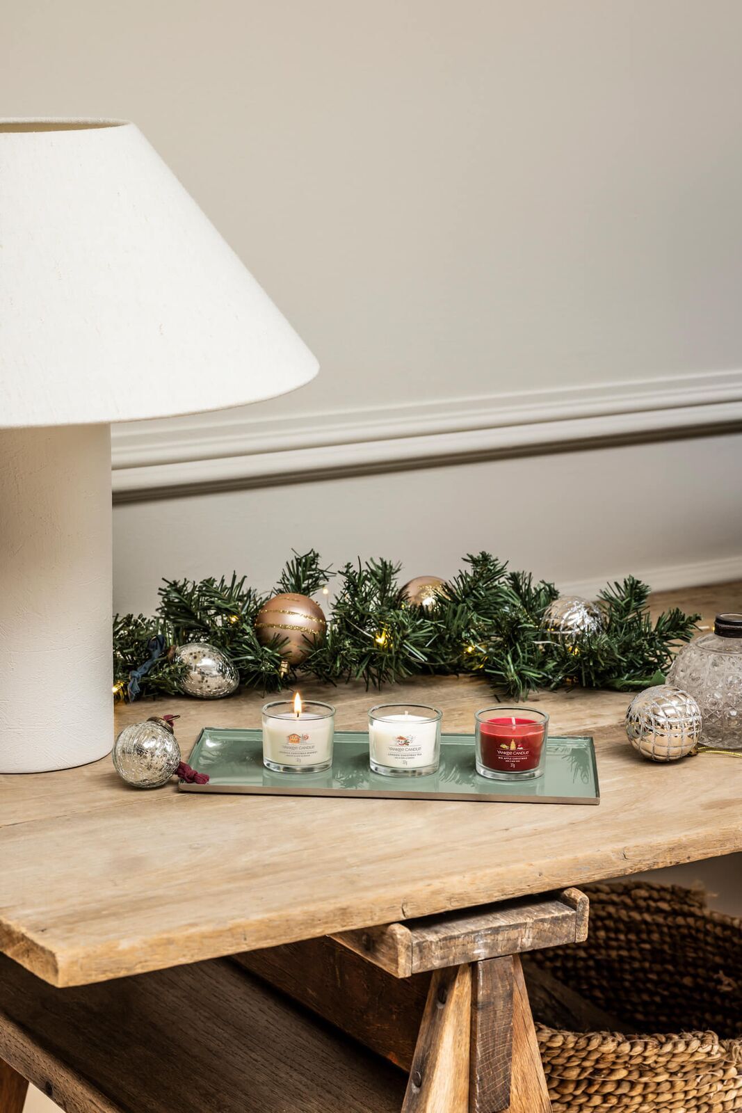 London Christmas Tea 37g Glasvotivkerze Tabelle, Tischplatte, Lampe, Tischlampe, Kerze