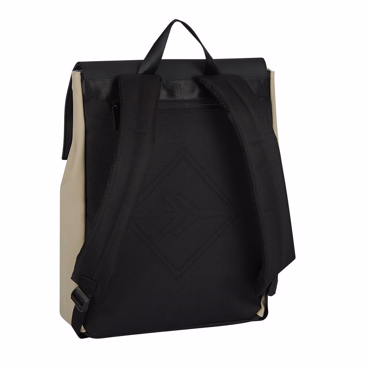 DD3F3377FA3D152DDCD987E5D674C138BB9DE97F Fane - Lincoln Flap Rucksack 17L schwarz/beige